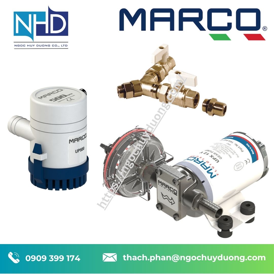 Bơm inox bánh răng MARCO UPX 15 lít/phút