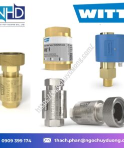 Van an toàn WITT ULTRAVENT 6 xuất xứ Đức 5–500 mbar, đảm bảo an toàn tuyệt đối cho O₂, N₂, H₂, CO₂ và khí hỗn hợp.