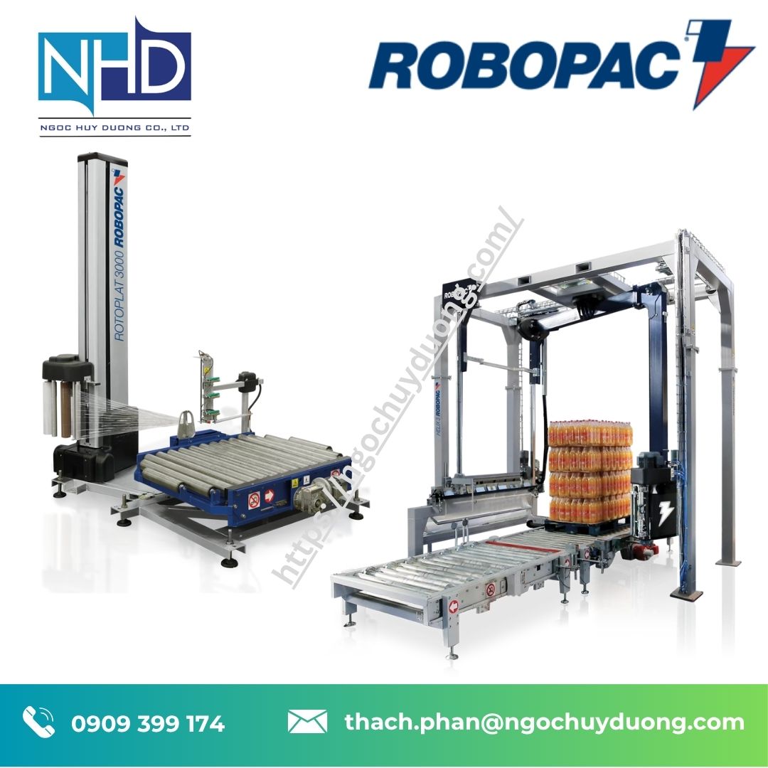 Máy quấn màng co Robopac Helix 3 EVO giá kho