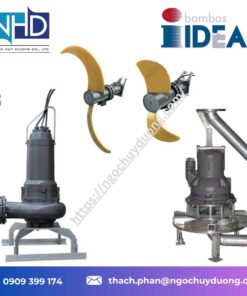 Máy khuấy chìm Bombas Ideal ACS công suất 7 – 7.5 kW – Bể lớn, trạm xử lý tập trung