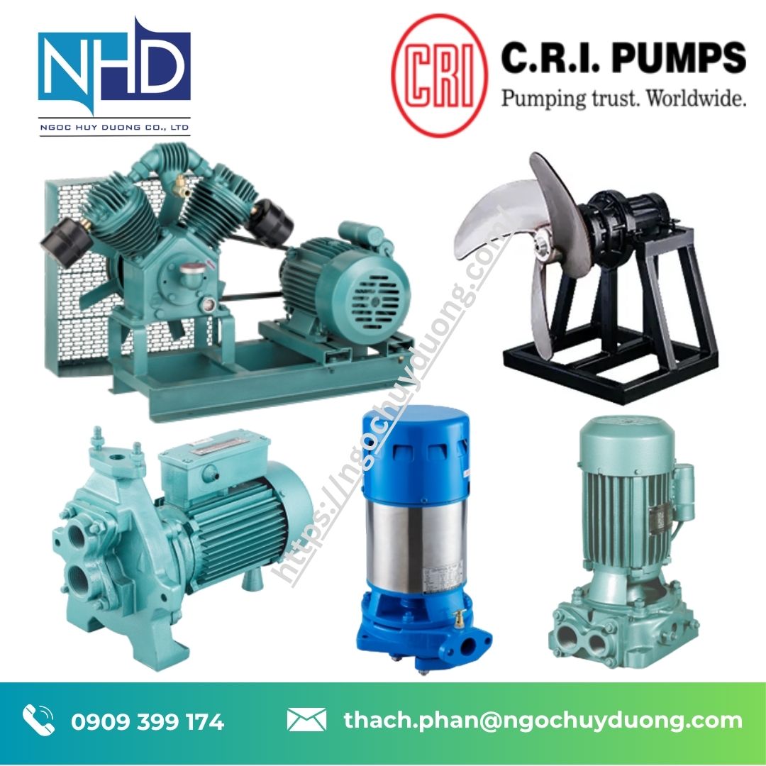1 Bơm bùn loãng C.R.I Pump SMB 3.75kW