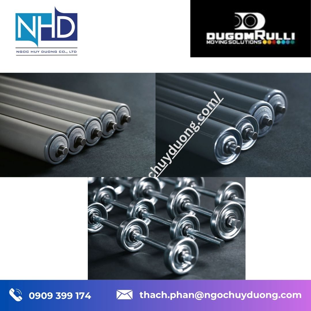 Đại lý giá tốt Bánh xe con lăn DUGOM RULLI 303, 339 chính hãng