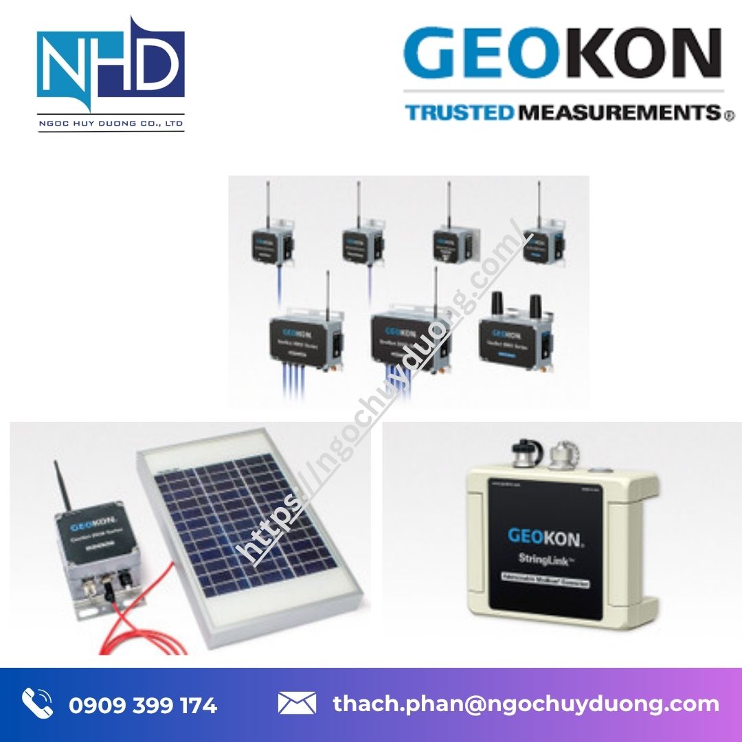 Tổng kho hàng sẵn Bộ ghi dữ liệu GEOKON 8921 Series – Thu thập dữ liệu cảm biến qua mạng LTE