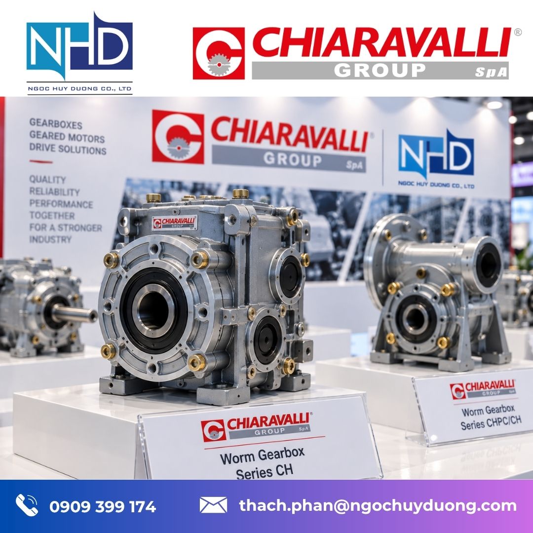 6 Ngọc Huy Dương - Đại lý hộp số hành tinh Chiaravalli Việt Nam gearbox giá tốt, hàng sẵn, giao nhanh