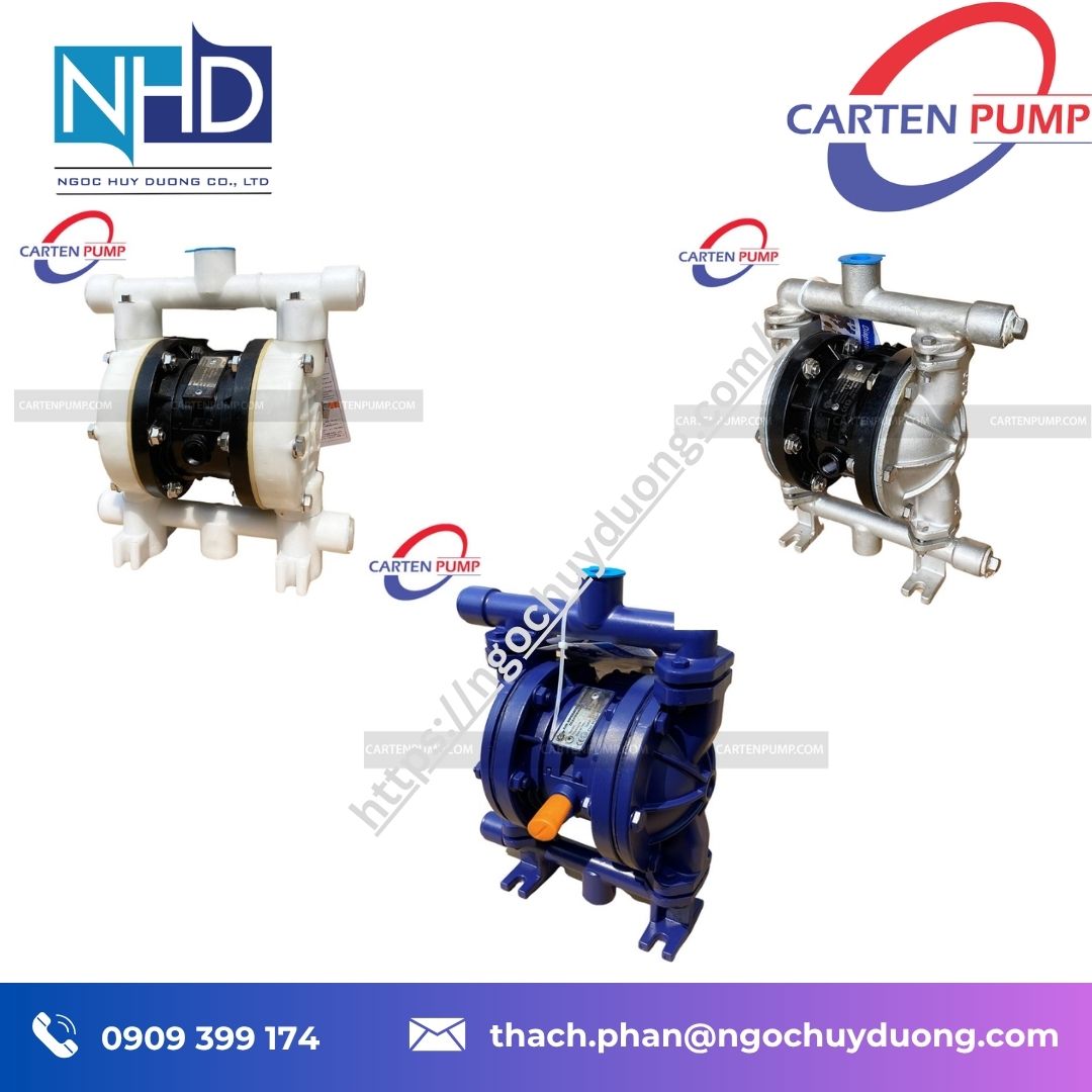 Đại lý giá tốt Bơm màng Carten Pump HLD15-AASP chính hãng, giá tốt