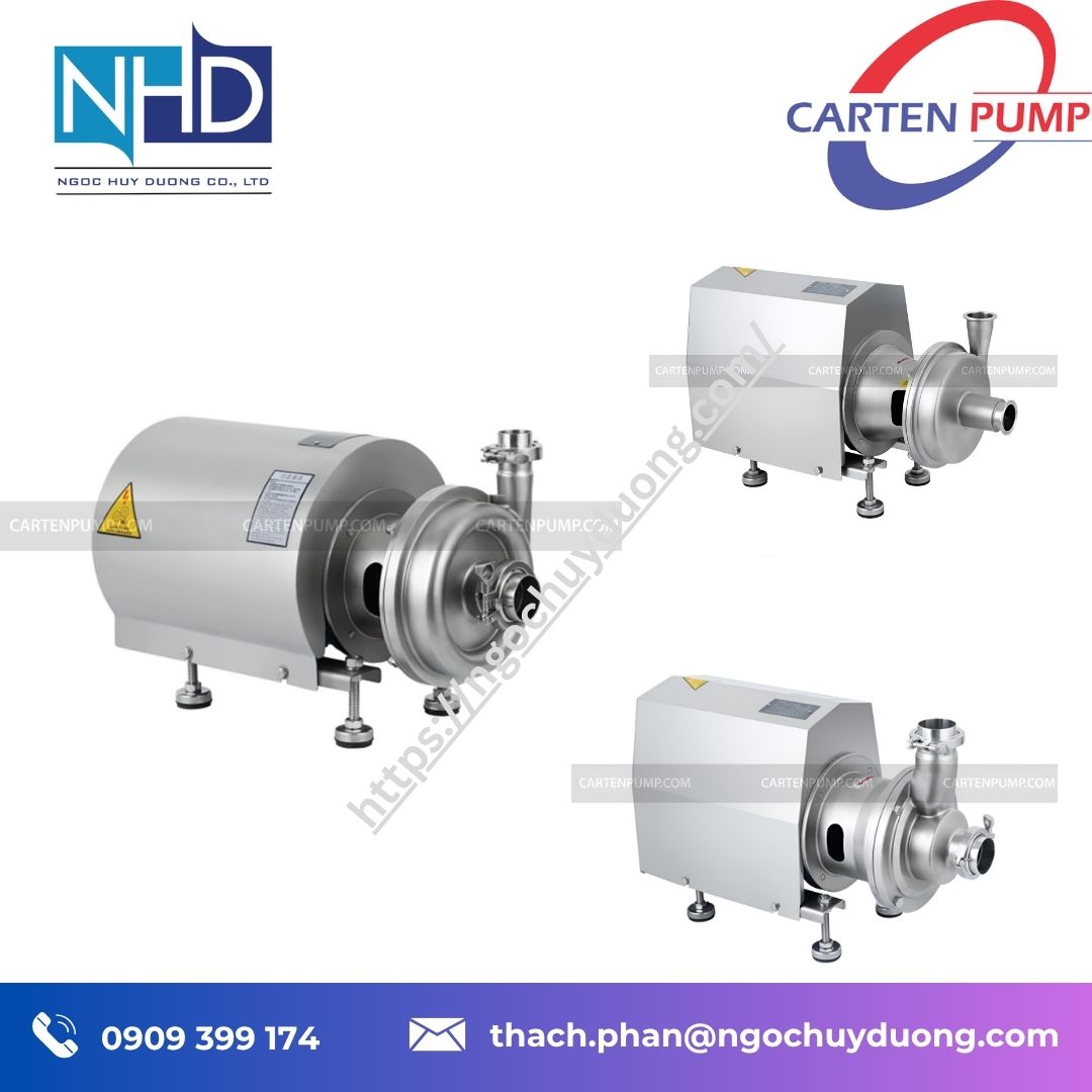 Tổng kho hàng sẵn Bơm vệ sinh Cartenpump HSF-15 – Hỗ trợ kỹ thuật chính hãng