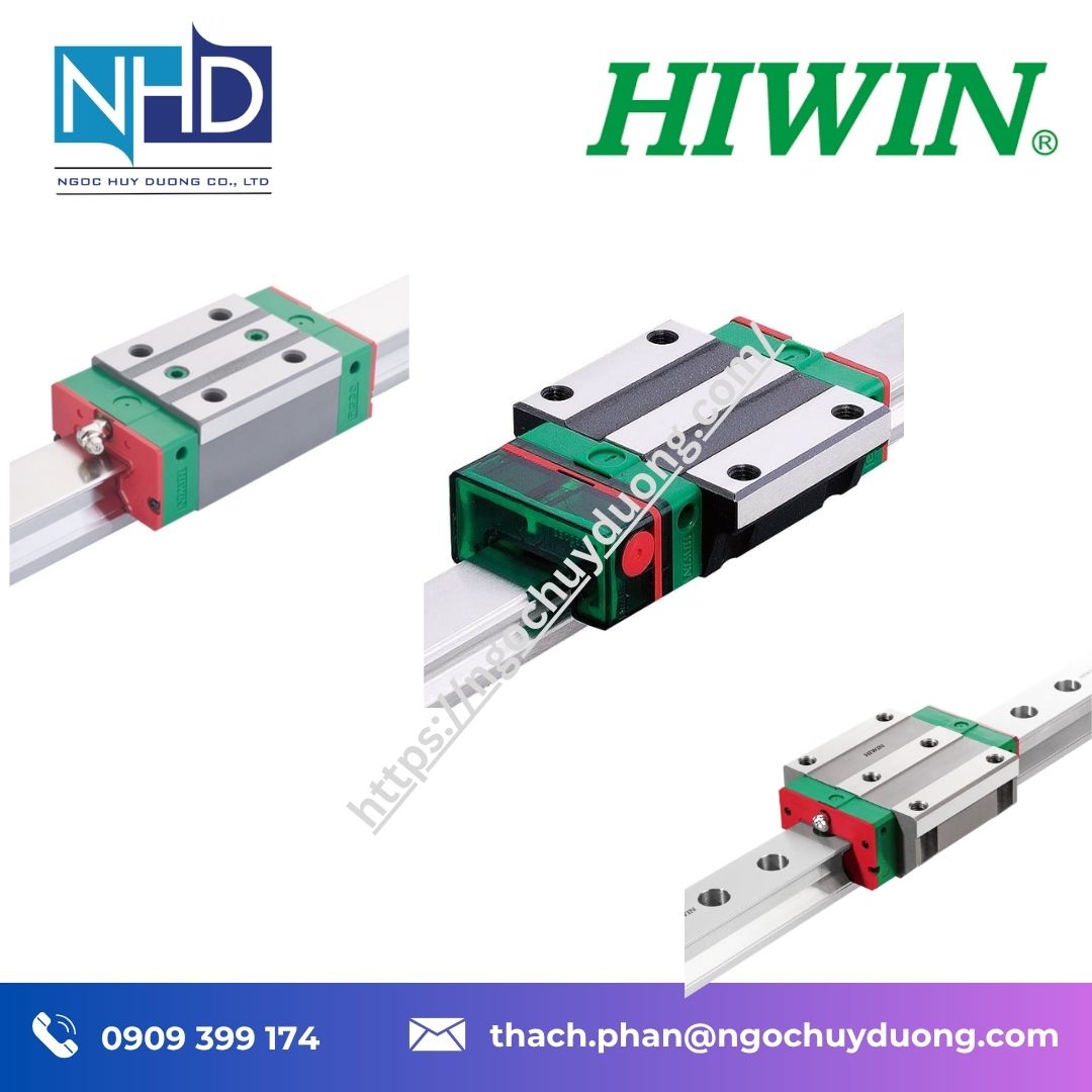 Tổng kho hàng sẵn Ray dẫn hướng tuyến tính HIWIN QR AG E2 Chính hãng giá tốt